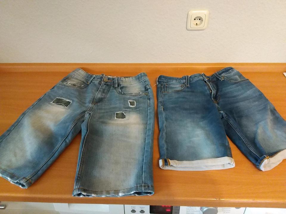Jeans, kurz, gr. 164 neuwertig, jack&jones, chapter young in Quarnbek