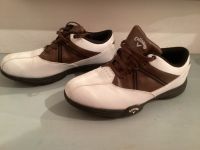 Callaway Golfschuhe echt Leder weiß braun Gr 40 UK 6,5 Bayern - Diedorf Vorschau