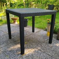 Kunststoff Gartentisch mit Rattan-Optik Wandsbek - Hamburg Farmsen-Berne Vorschau