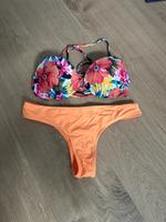 Hollister Bikini Orange Blumen Brazilian Unterteil Bayern - Fürth Vorschau