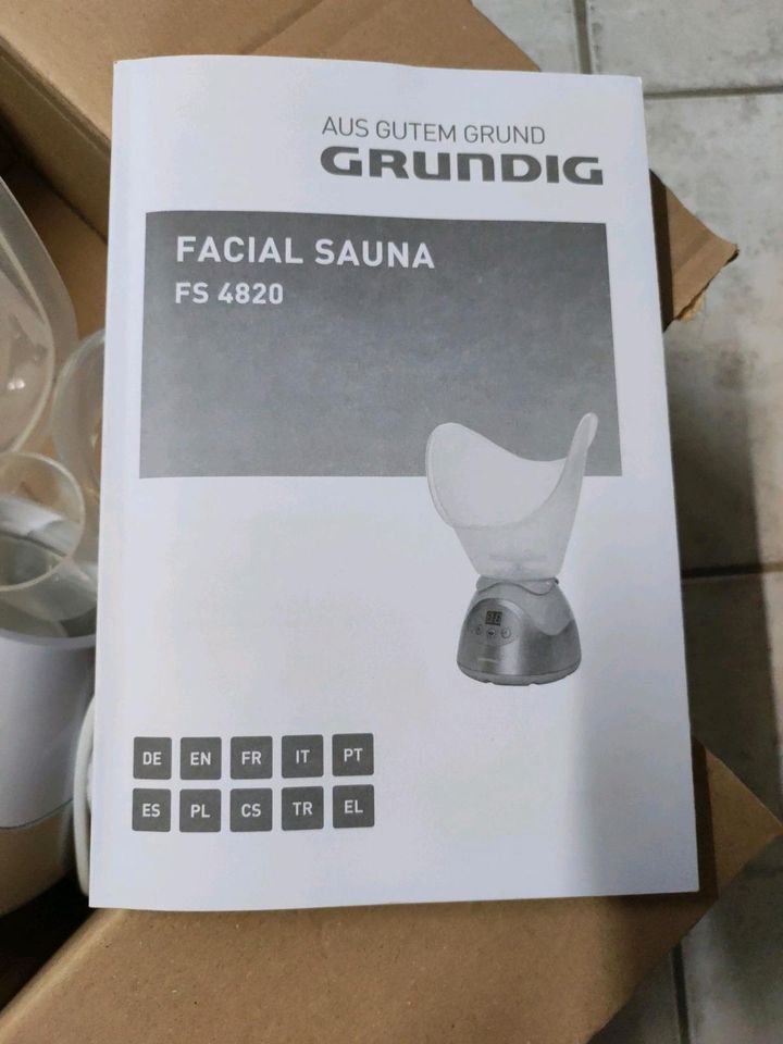 Grundig Gesichts Sauna / Inhaliergerät in Augsburg