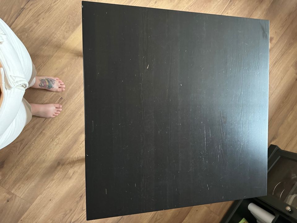 IKEA Lerhamn Küchentisch Tisch schwarz 74x74 cm in Düsseldorf