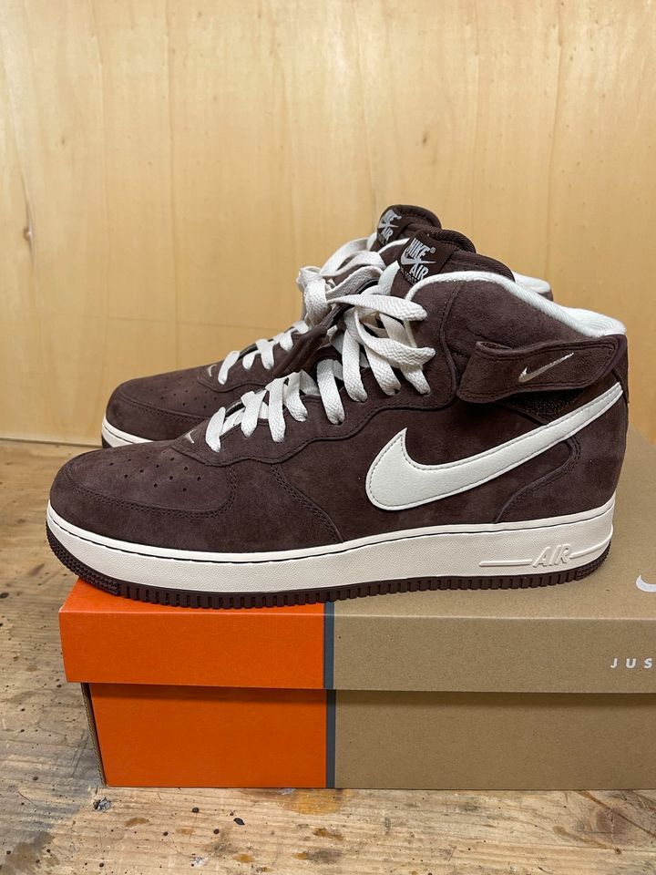 Nike Air Force Mid 07 QS Chocolate , Gr. 46 US12 , Neu in Neunkirchen