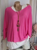 Tunika Top Kette 3tlg pink/weiss 38 40 42 Langarmshirt Italy NEU Nordrhein-Westfalen - Mönchengladbach Vorschau