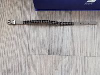 Leder Armband Grau mit Strasssteine Schwarz Nordrhein-Westfalen - Geldern Vorschau