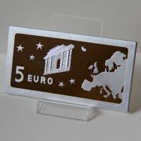 GESCHENKBOX Geldgeschenk Klappbox für 5,- EURO Scheine, silber Baden-Württemberg - Baden-Baden Vorschau