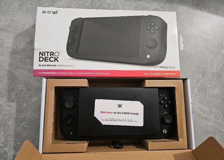 CRKD Nitro Deck Black (Nintendo Switch) in Neukirchen-Vluyn