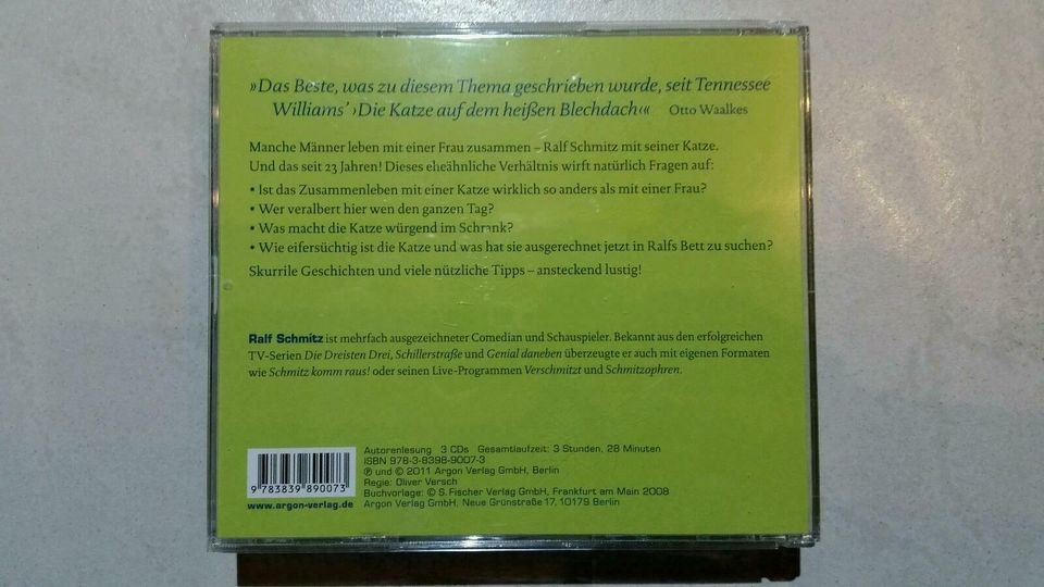 Schmitz' Katze von Ralf Schmitz Hörbuch 3 CD´S NEUWERTIG in Brechen