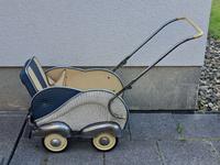Antiker Kinderwagen DDR 50er Jahre geflochten Korbkinderwagen Sachsen-Anhalt - Südharz Vorschau