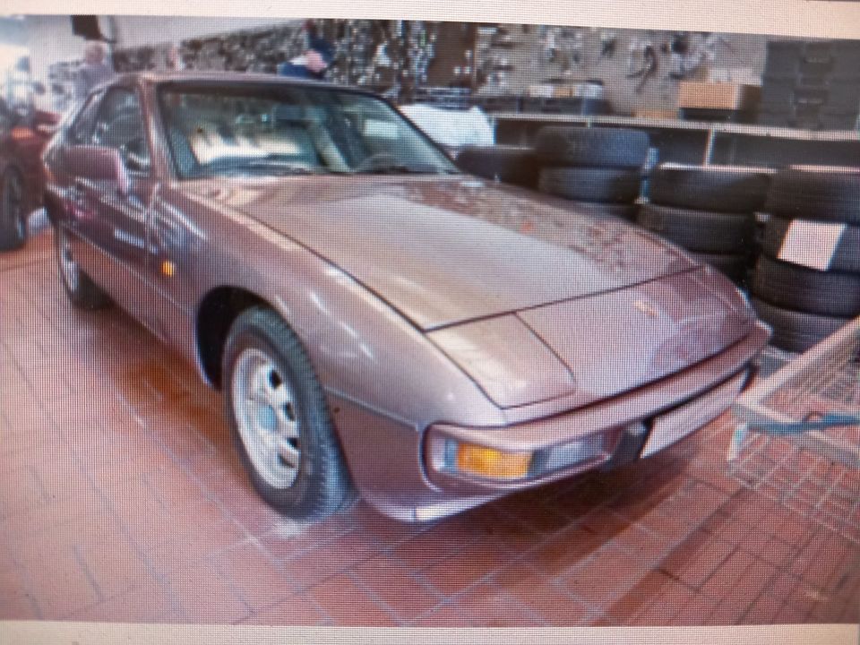 Porsche 924 saturnmet in Frankenthal (Pfalz)