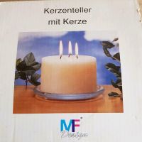 Große 3Docht Kerze mit Teller Rheinland-Pfalz - Budenheim Vorschau