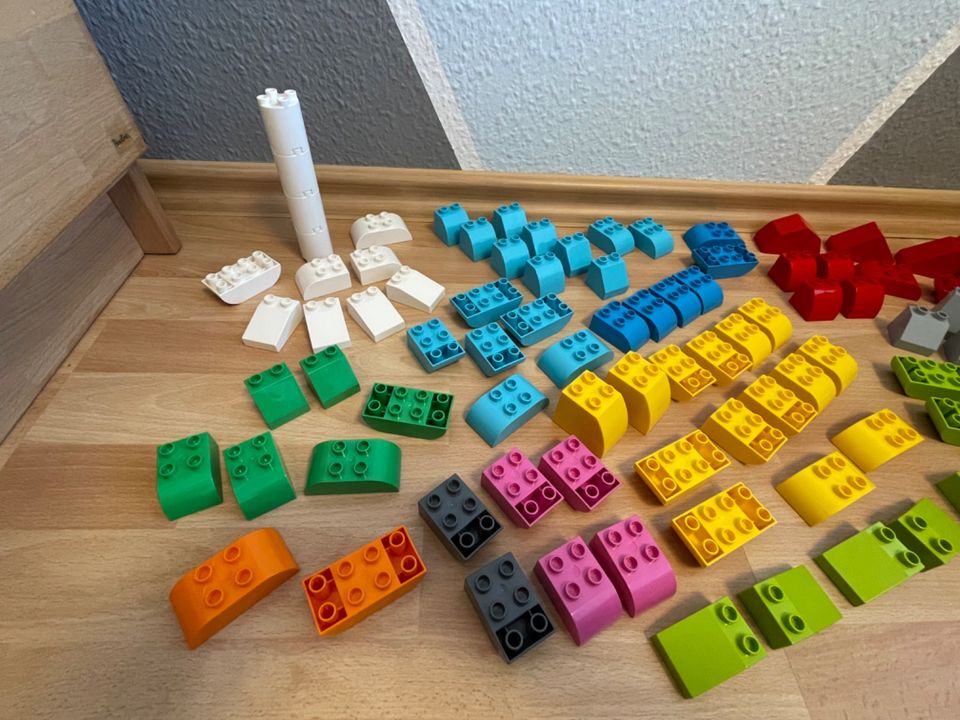 LEGO® DUPLO Set Konvolut 2x2 Baustelle Steine Print in Chemnitz