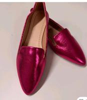 Ballerina Gr. 38 NP 109€ neu und ungetragen! Farbe pink metallic Bayern - Alzenau Vorschau