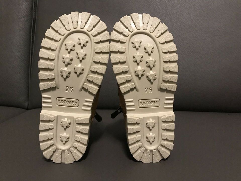 Neu: Stiefel Echtleder Gr. 25 Schuhe Halbschuhe in Karlsfeld