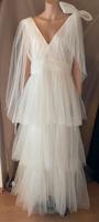 Brautkleid Abendkleid Ivory Gr. 46/48 XXL / XXXL mit Tüll Neu Bayern - Zorneding Vorschau