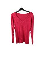 H&M Pullover V Abschnitt rot Damen Hessen - Fuldatal Vorschau
