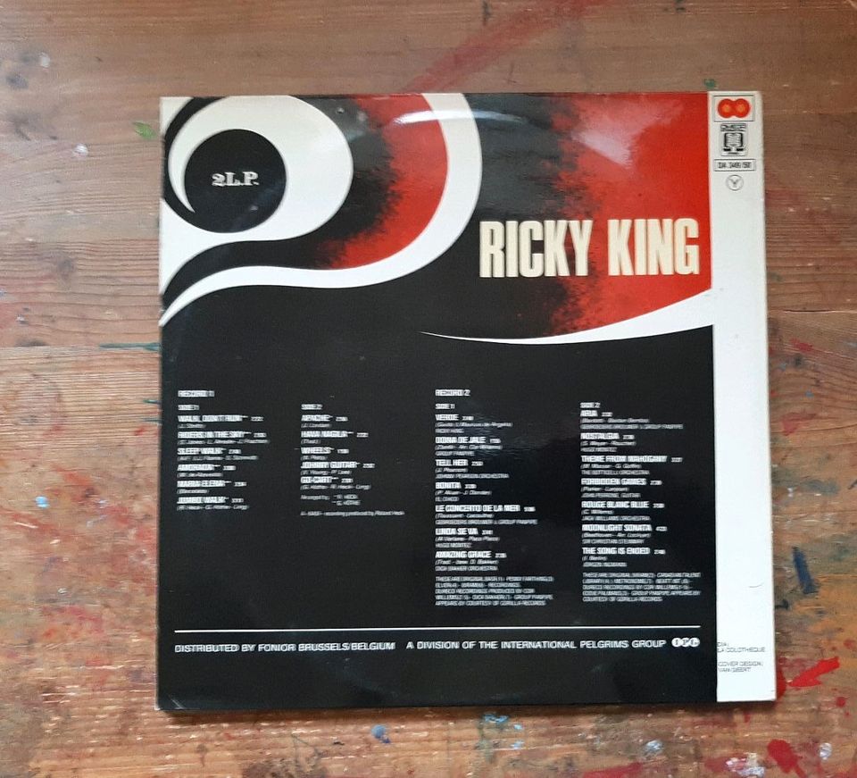 2 Vinyl LPs: Ricky King: Guitar Hits in Biebergemünd