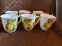 6 Zitronen Tassen - 1 leicht beschädigt siehe Bilder Bayern - Puchheim Vorschau