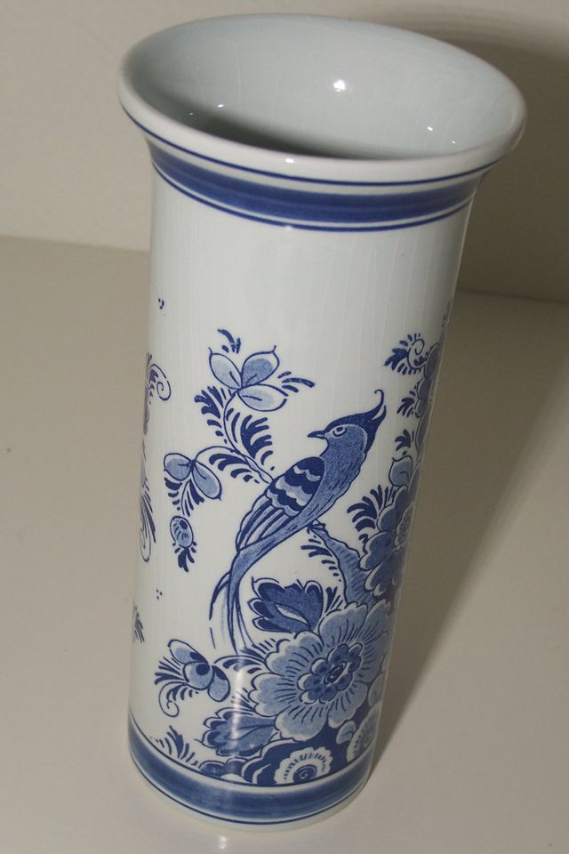 Porzellan Vase Vogel Motiv in Hamburg