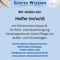 Helfer für Abwassertechnik und Pflege von Außenanlagen Bayern - Markt Schwaben Vorschau