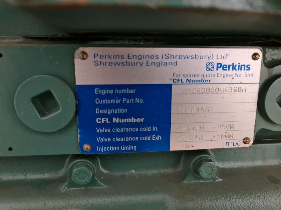160kVA Perkins Notstromaggregat / BHKW generator in Straelen