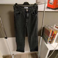 Pull&Bear Damenjeans Gr 40 schwarz weites Bein Bayern - Sand a. Main Vorschau