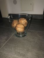 *Deko* Glas Vase Übertopf mit Kokosnuss Nüsse 25x20 cm Kr. München - Unterhaching Vorschau