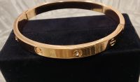 58x53mm Armreif Armband Edelstahl Roségold Zirkonia Modeschmuck Nordrhein-Westfalen - Recklinghausen Vorschau