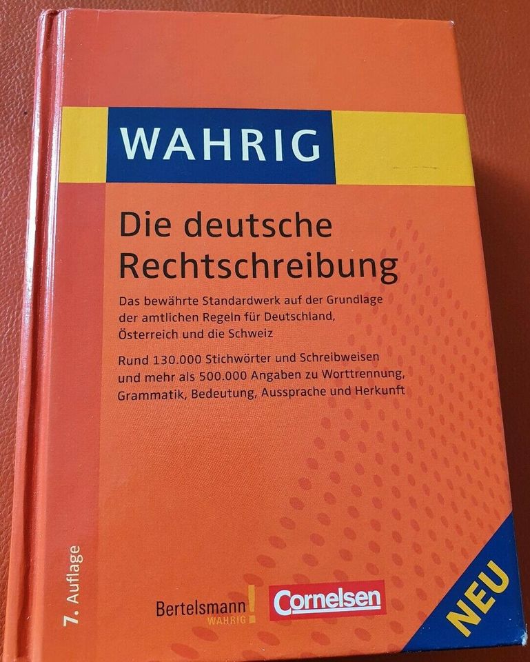 Wahrig ,Die Deutsche Rechtschreibung, Auflage 7 in Bad Salzuflen