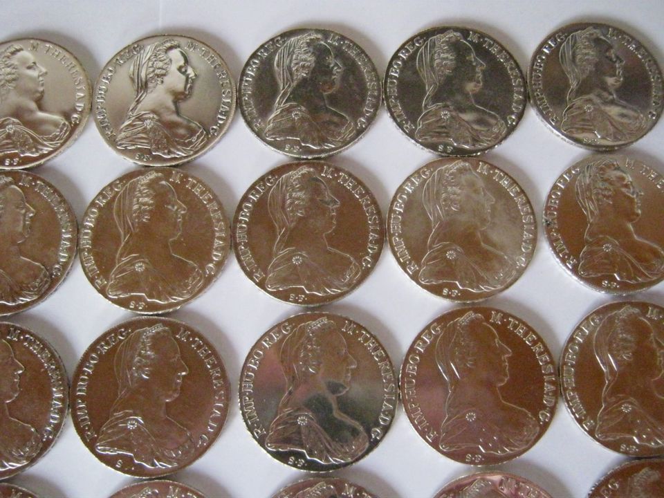 20 Silbermünzen Maria-Theresia Taler in Kevelaer