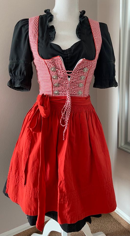 ♥️Dirndl, Bluse und Schürze von David Moore, Größe 34/XS in Hagen am Teutoburger Wald