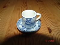 Puppengeschirr Miniatur Tasse Pott Untere Porzellan-Delfter Blue Schleswig-Holstein - Laboe Vorschau