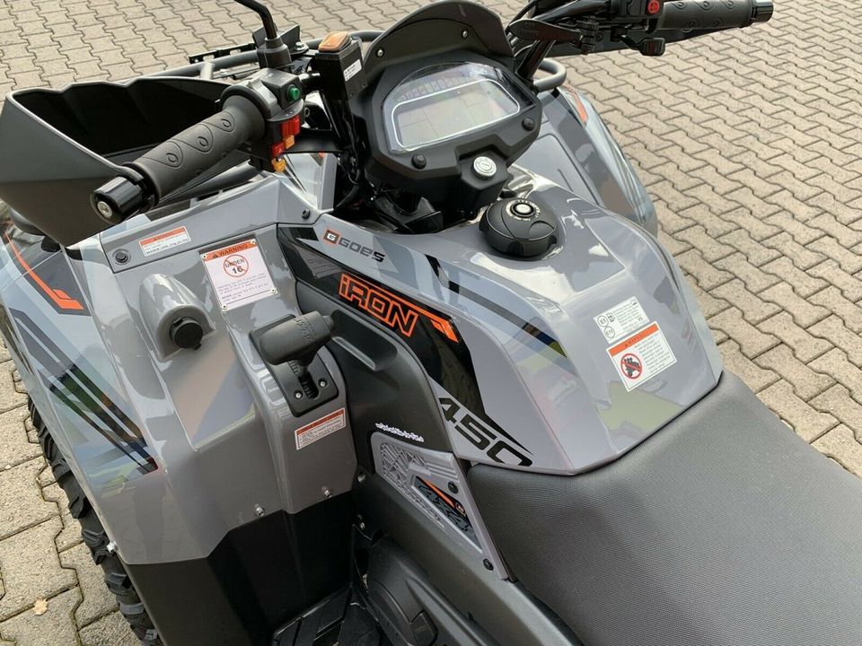 Frühlingsaktion ATV Quad Goes Iron 450 ltd. Grey/Green in Waltershausen