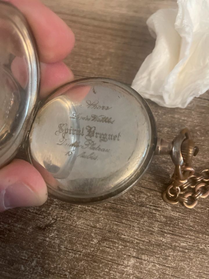 Orginal Mauthe Taschenuhr Silber antik in Fürstenwalde (Spree)