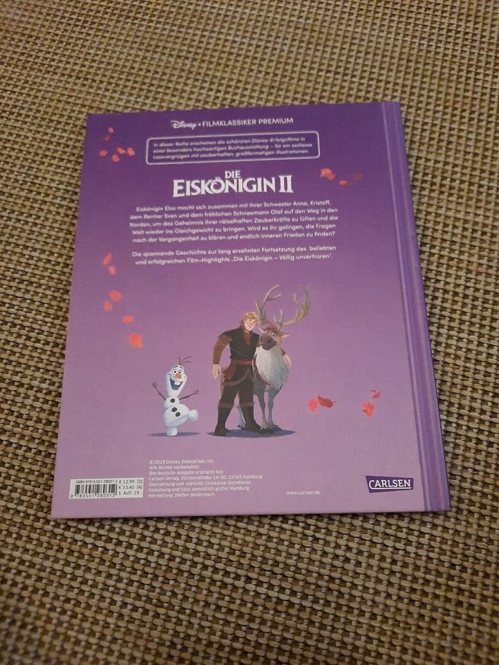 Buch zum Film Frozen II - Die Eiskönigin in Wallstawe