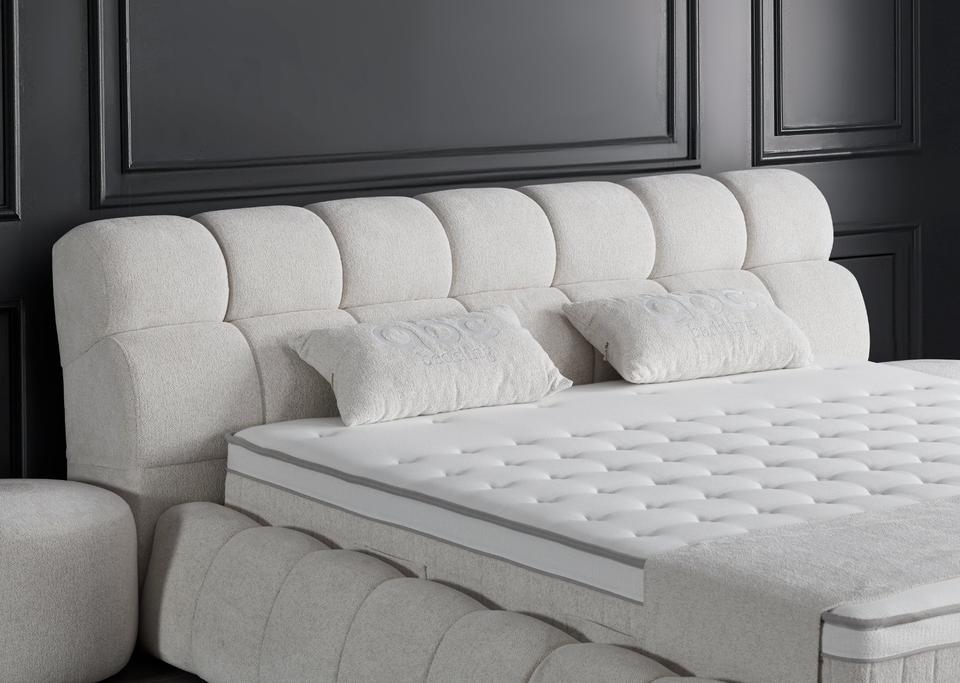 NEU Boxspringbett Tief Beige Creme Bettkasten Bett Matratze in Köln