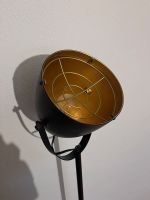Stehlampe industrial vintage schwarz gold Bayern - Ergolding Vorschau