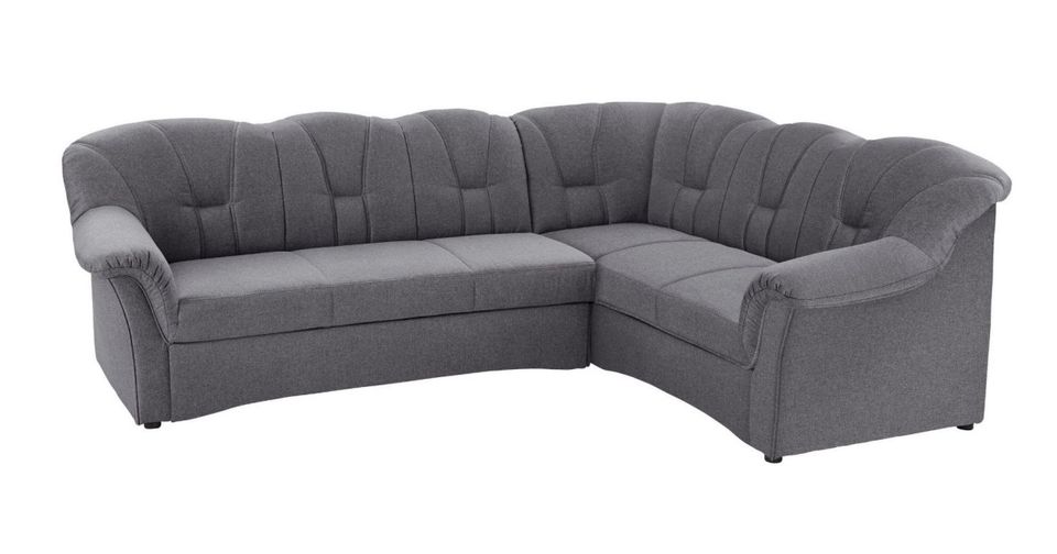 Ecksofa Sofa Polsterecke Papenburg Webstoff grau mit Ottomane Neu in Hamburg