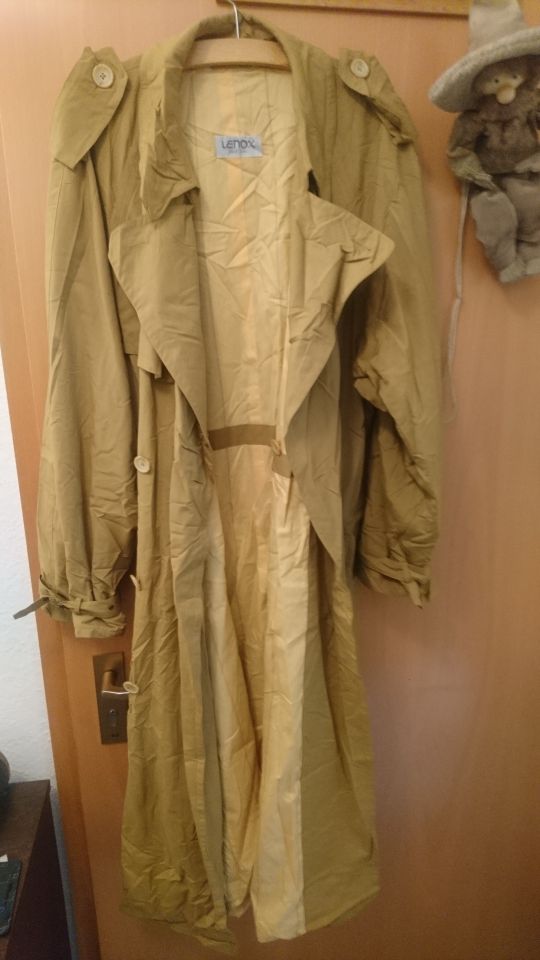 Vintage+neuwertig+Trenchcoat+Mantel+Lenox linea uomo+gr 52 in Halbe