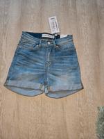 Hotpants/Shorts von Amisu blau Jeans  Gr. 32/XXS ungetragen Sachsen-Anhalt - Halle Vorschau