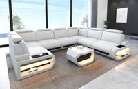 Leder Sofa Wohnlandschaft Siena U Form mit LED Beleuchtung Berlin - Treptow Vorschau