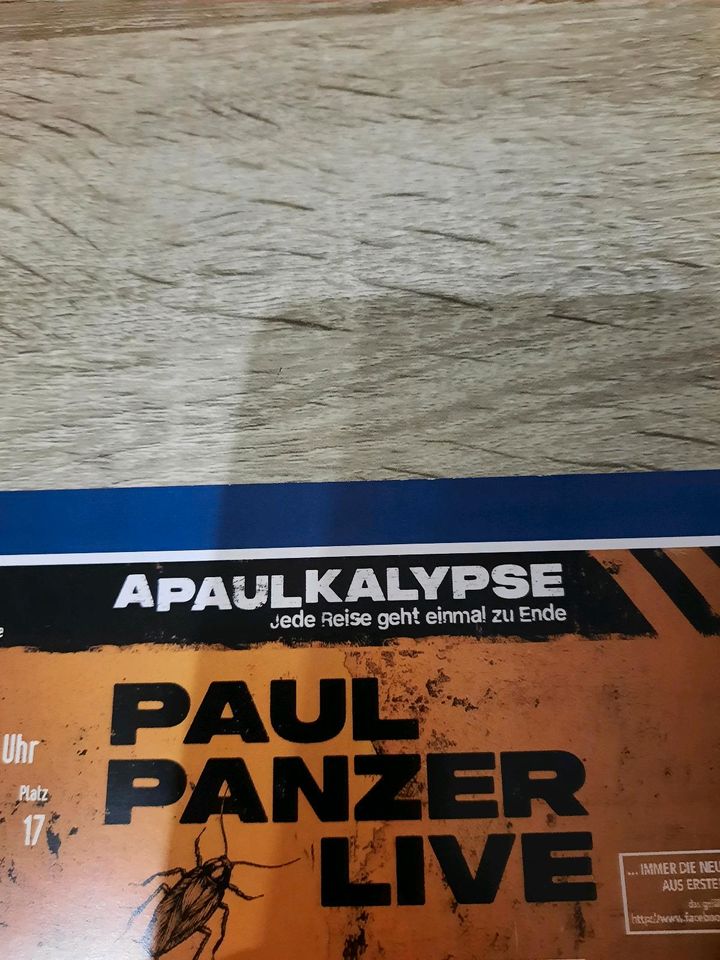 1× PAUL PANZER TICKET FÜR LEMGO PHOENIX CONTACT ARENA KOBLENZ in Voerde (Niederrhein)