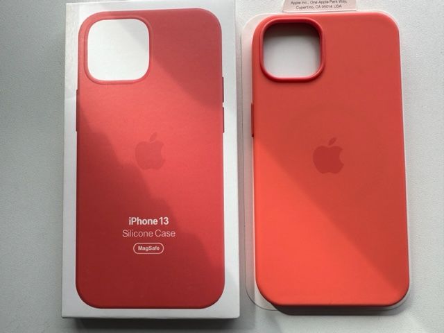 Apple Silikon-Case für iPhone13 in Nectarine, Fabrikneu! in Berlin