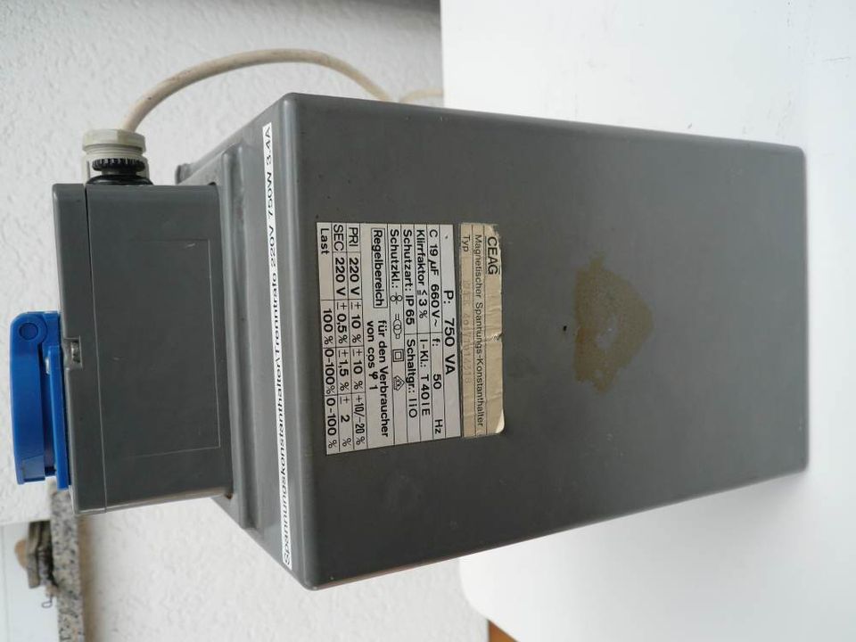 Spannungskonstanthalter 220/230 Volt 750VA Fa.CEAG in Brandenburg - Cottbus  | eBay Kleinanzeigen ist jetzt Kleinanzeigen