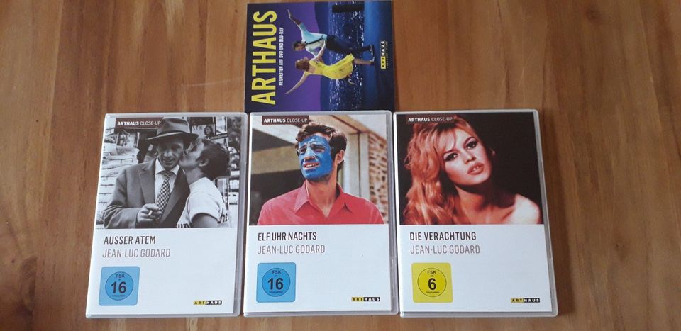 Jean- Luc Godard- Arthaus Close up- 3 DVD Box- sehr gut- Sammler in Bedburg-Hau