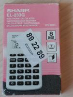 Sharp EL-233 G calculator vintage Taschen rechner ovp Top Rar Cel München - Moosach Vorschau