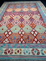 Kelim 247x180 kilim handgewebt handmade rug afghanisch wolle lila Berlin - Wilmersdorf Vorschau