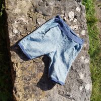 kurze Hose Shorts aus Wolle Seide Leinen handmade Gr. 122 128 Parchim - Landkreis - Plate Vorschau