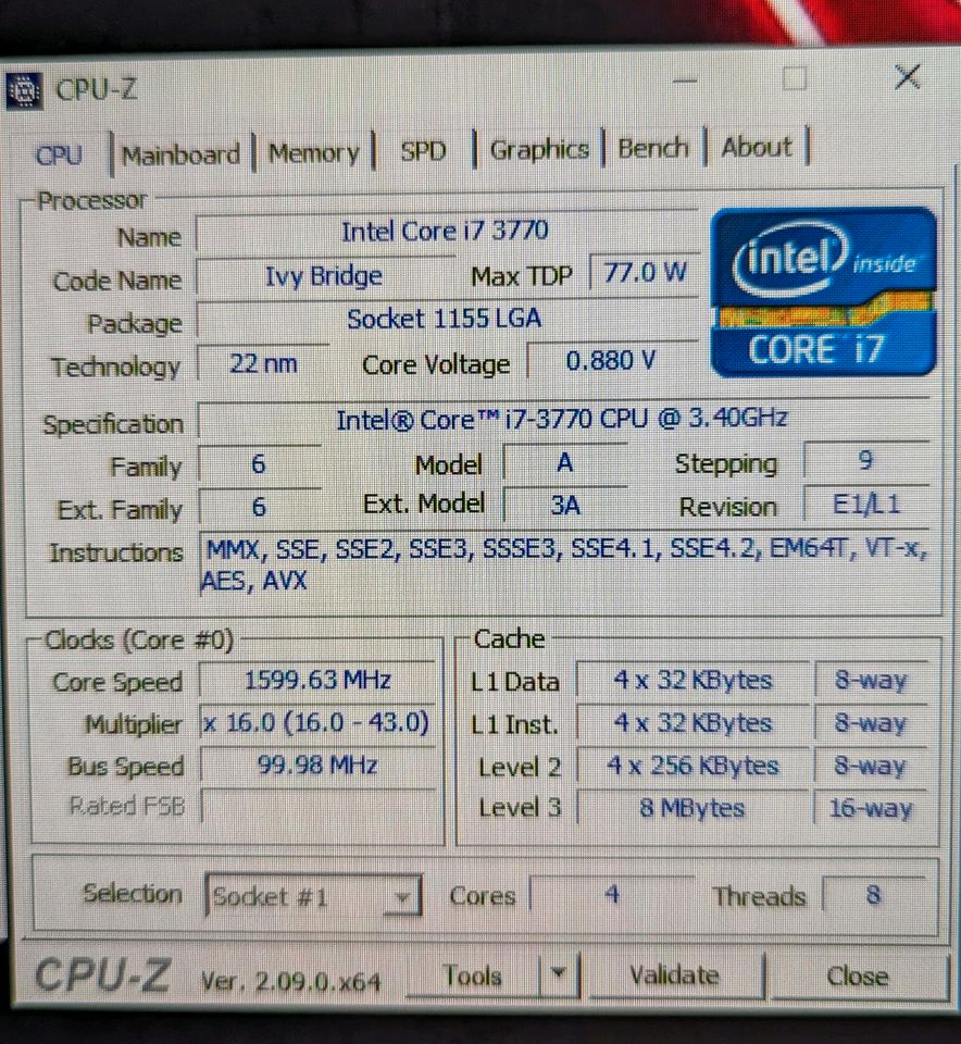 Z77, I7 3770, 16 GB DDR 3 in Bad Dürkheim