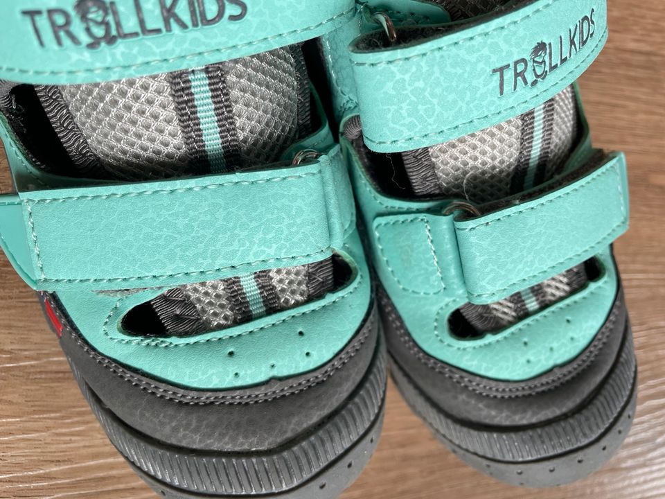 Trollkids Sandalen Lillesand mintgrün, Gr. 29 in Essen